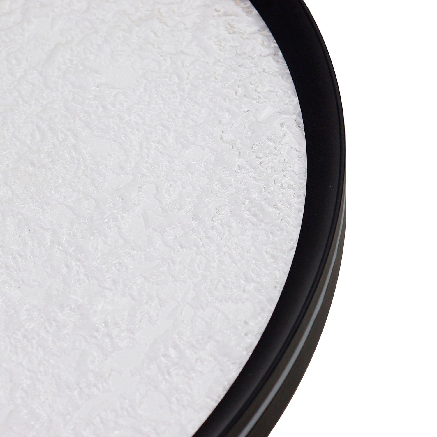 Integrated Led Flush Mount 12", Black
