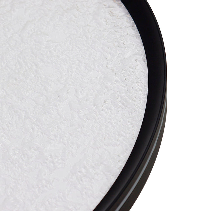 Integrated Led Flush Mount 12", Black