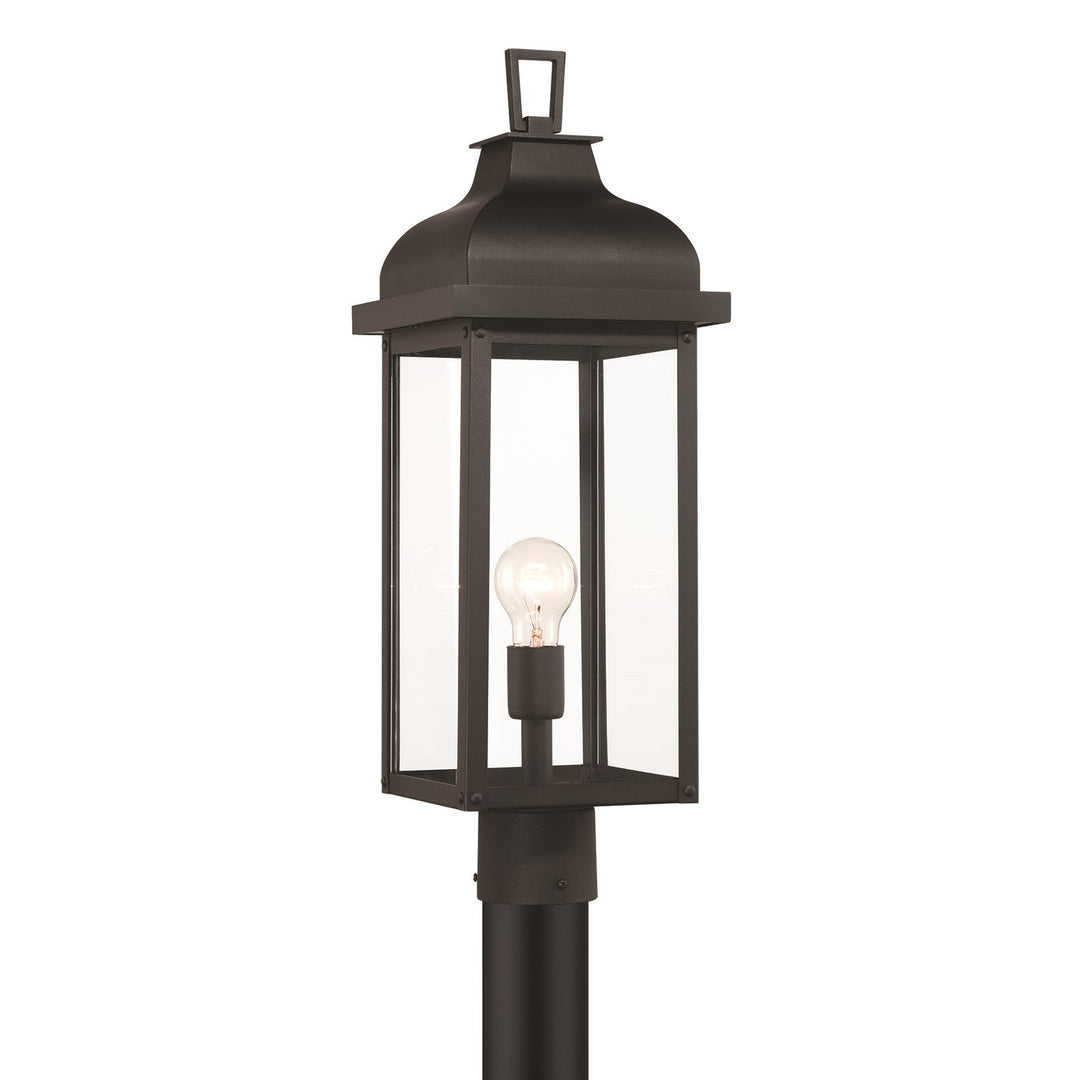1 Light Outdoor Post Light, Black by Artcraft