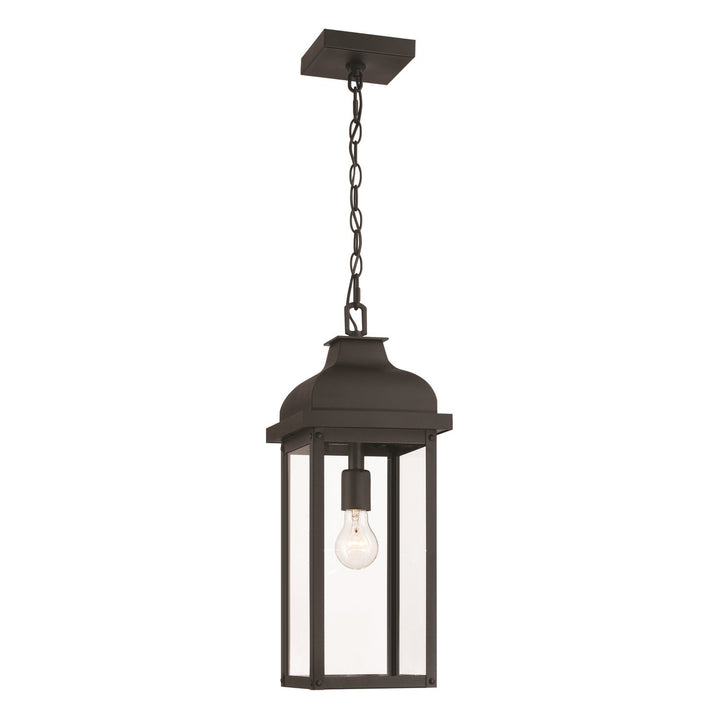 1 Light Outdoor Pendant, Black by Artcraft
