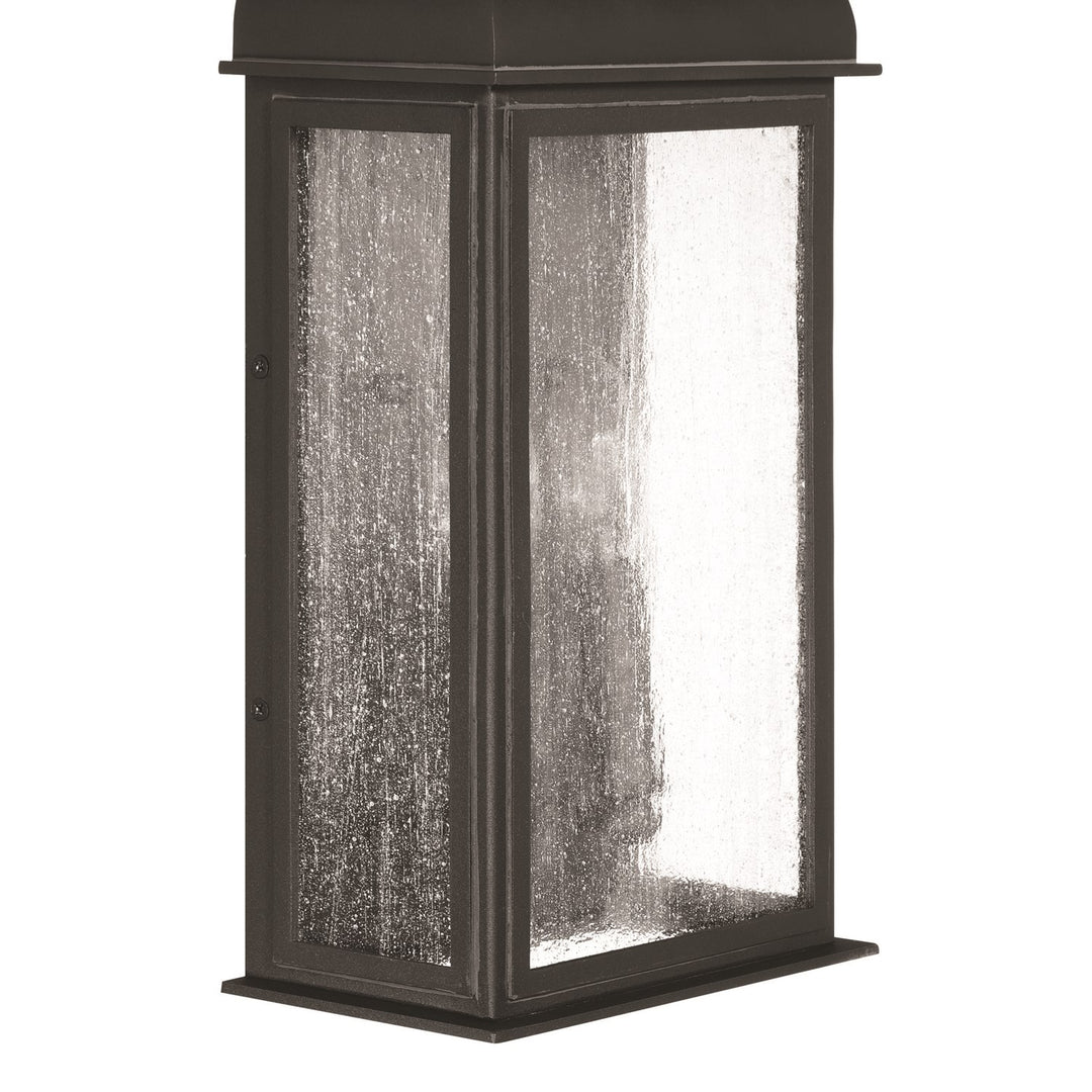 2 Light Outdoor Wall Sconce, Black