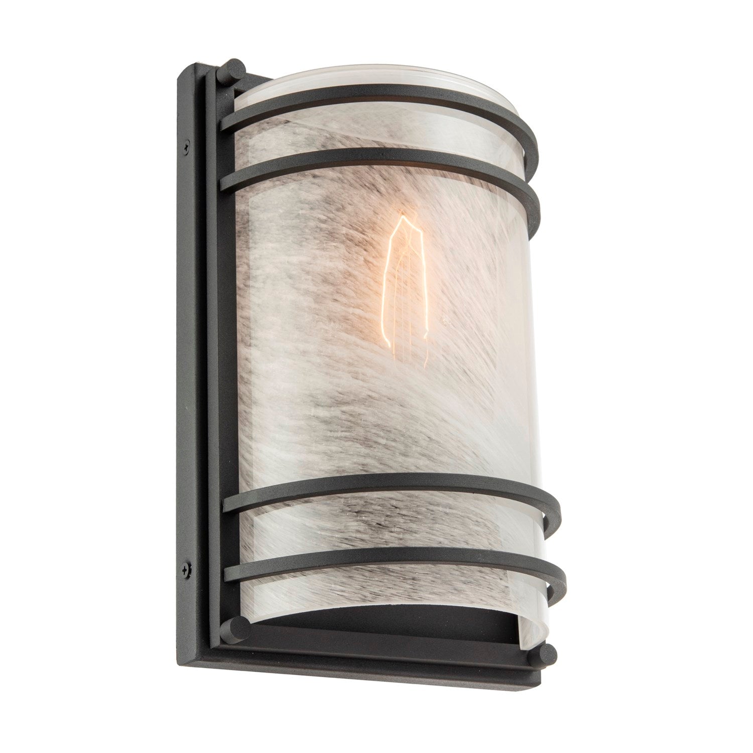 1 Light Outdoor Wall Sconce 11", Black by Artcraft