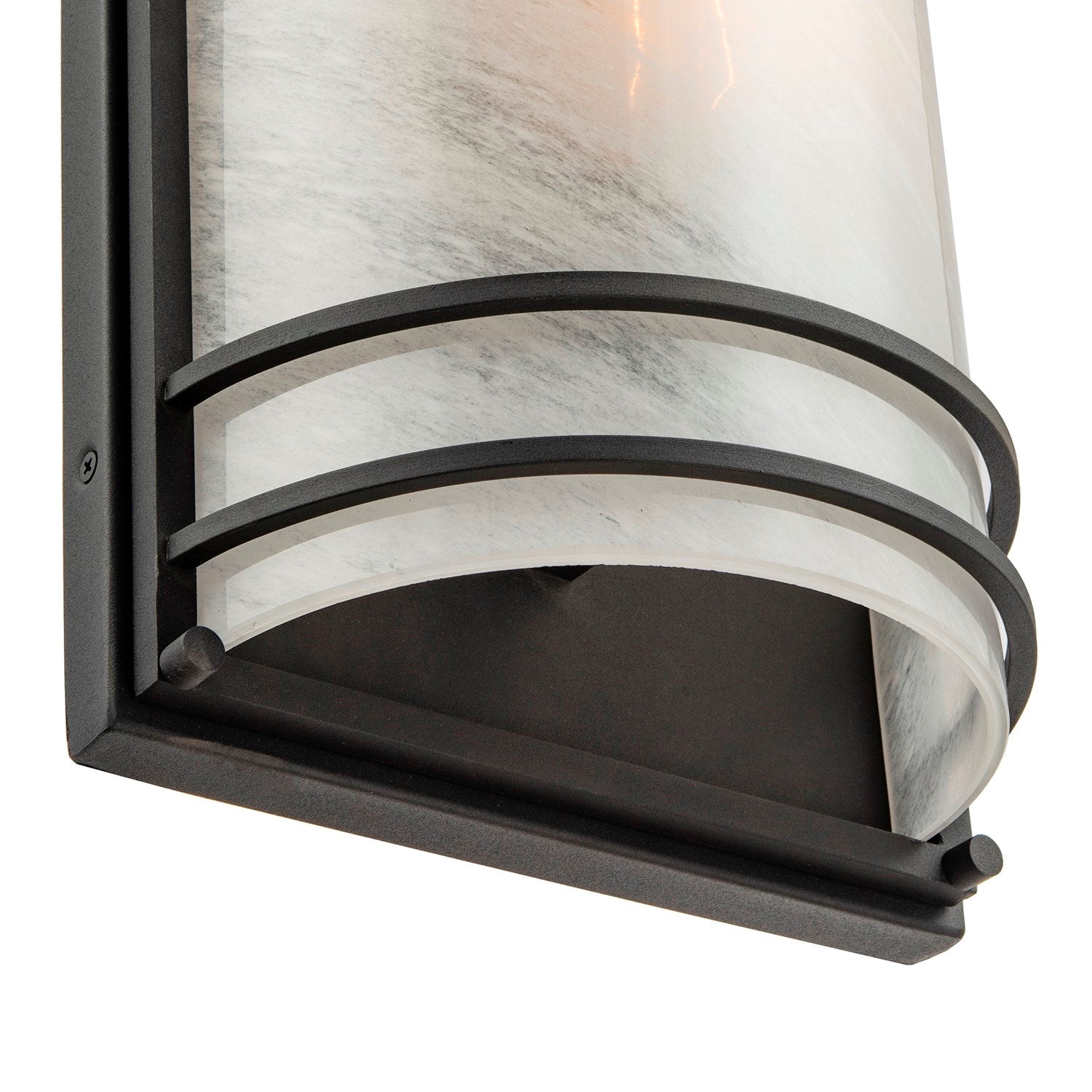 1 Light Outdoor Wall Sconce 13", Black