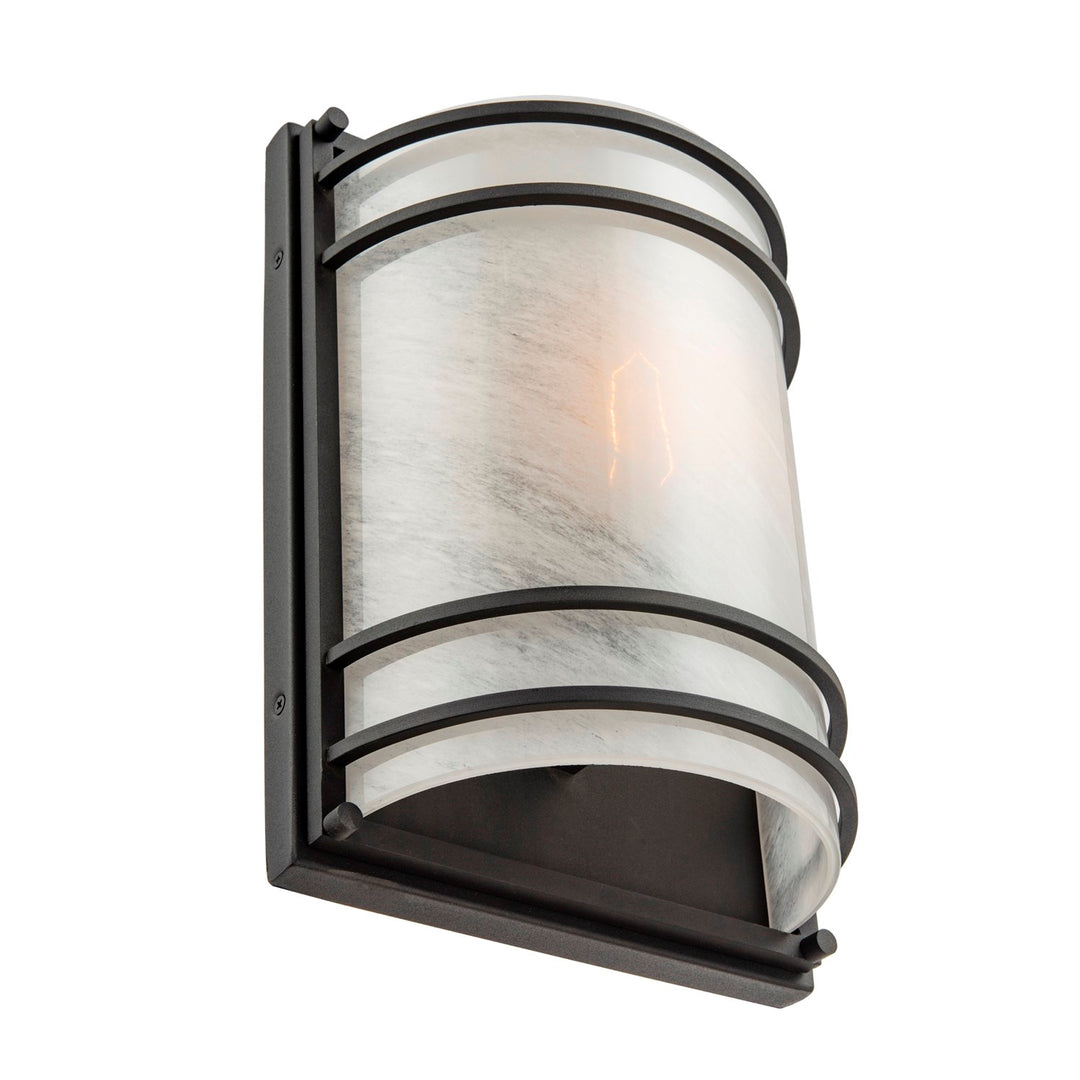 1 Light Outdoor Wall Sconce 13", Black