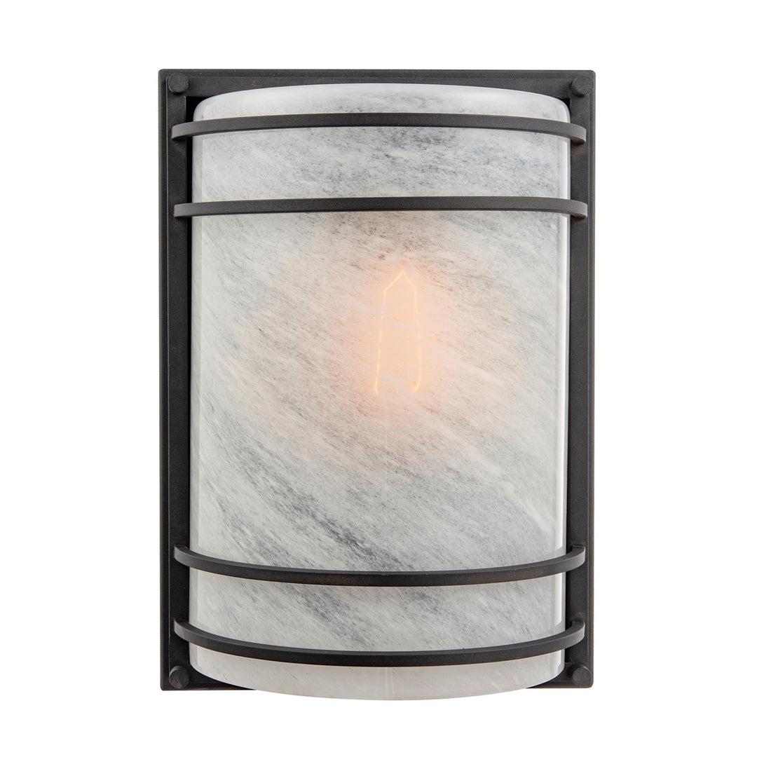 1 Light Outdoor Wall Sconce 13", Black