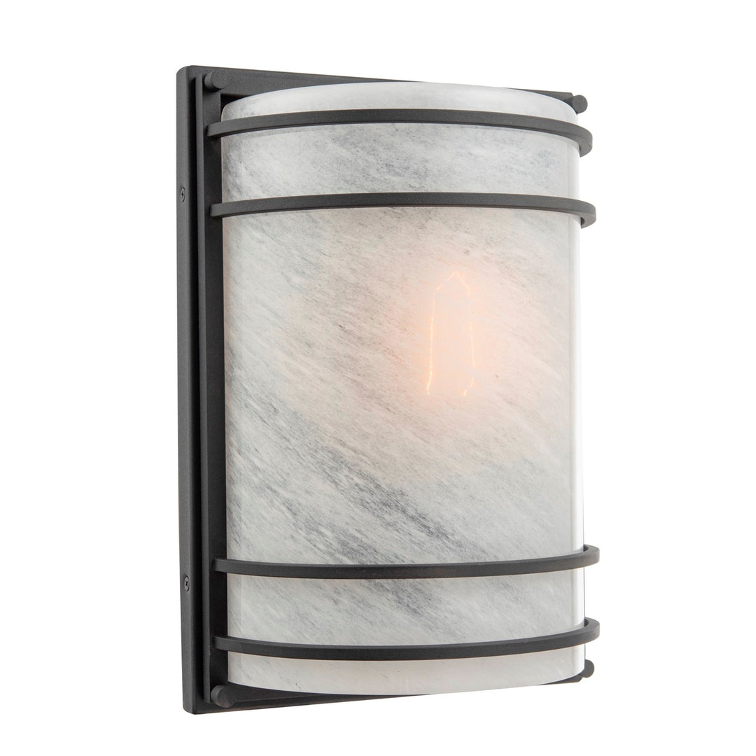1 Light Outdoor Wall Sconce 13", Black