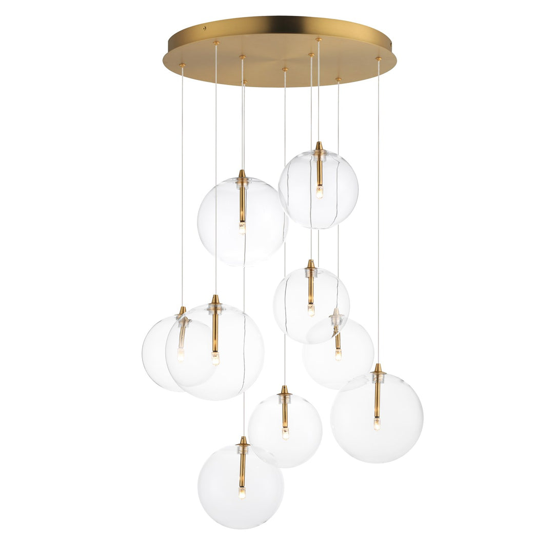 9-Light Led Chandelier by ET2