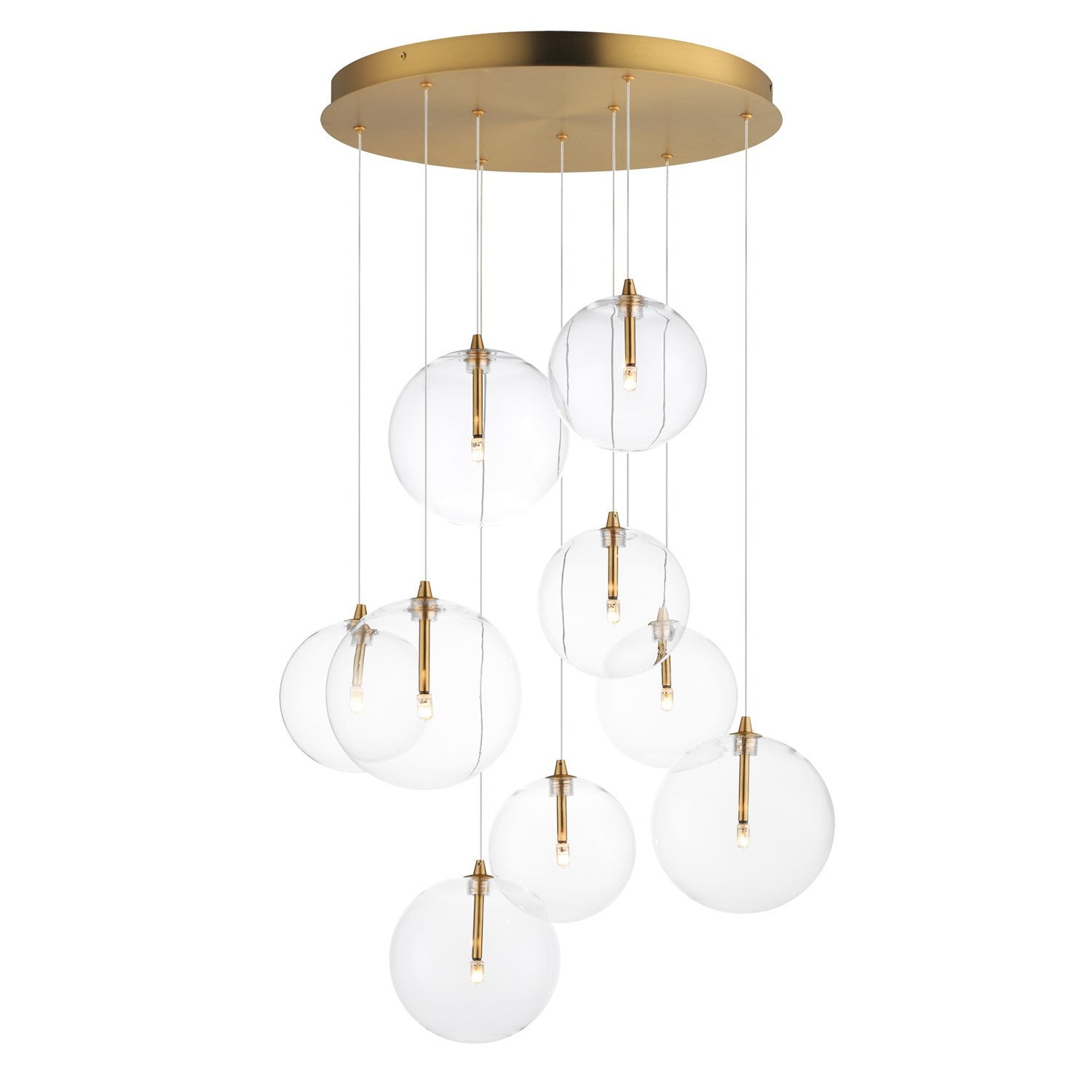 9-Light Led Chandelier by ET2