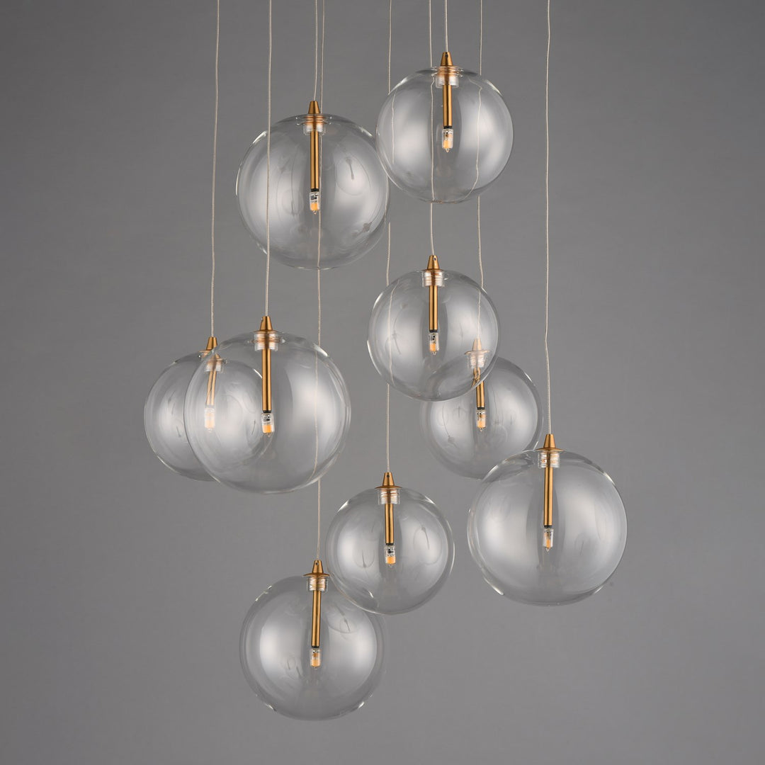 9-Light Led Chandelier