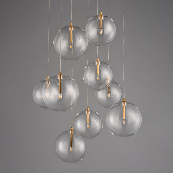 9-Light Led Chandelier