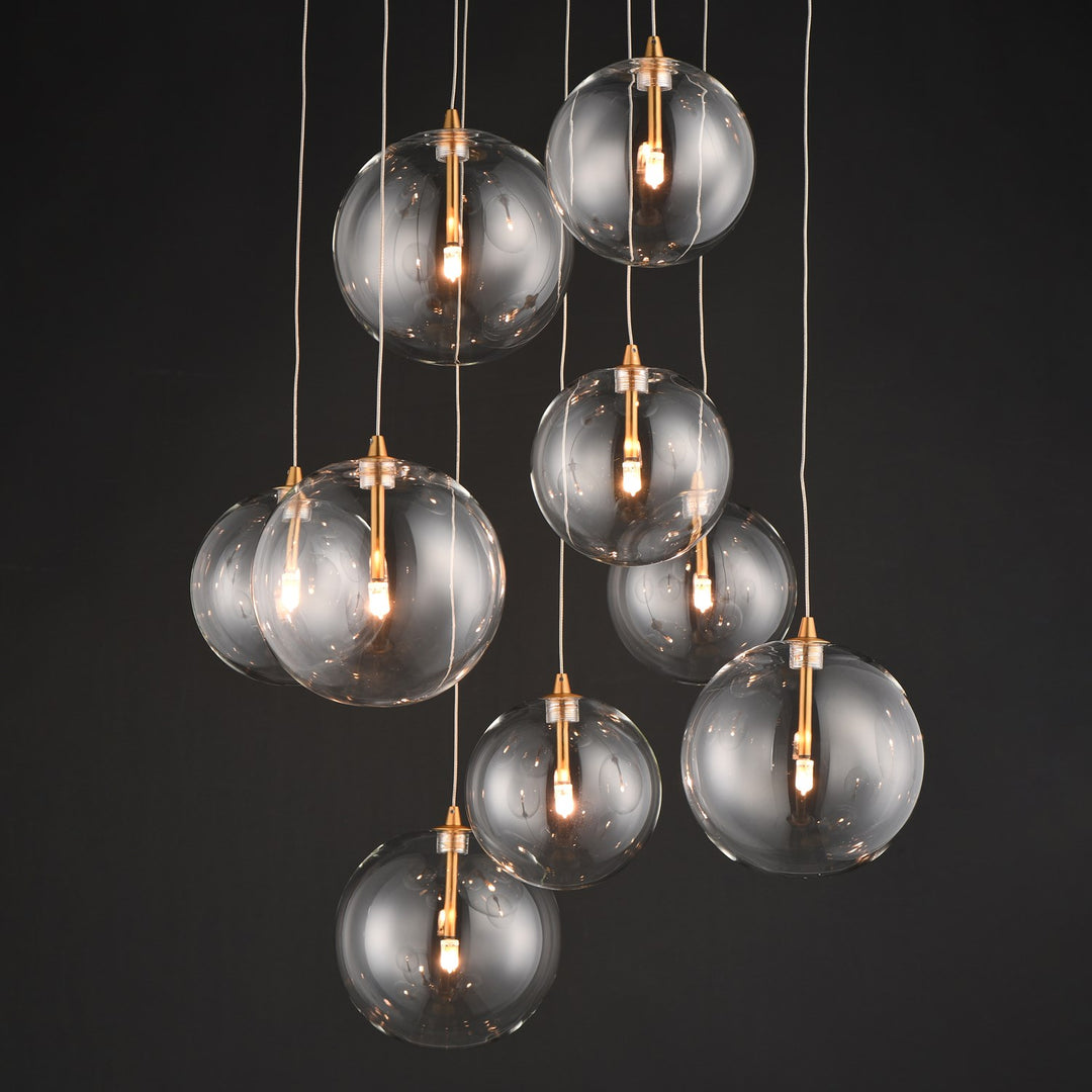 9-Light Led Chandelier
