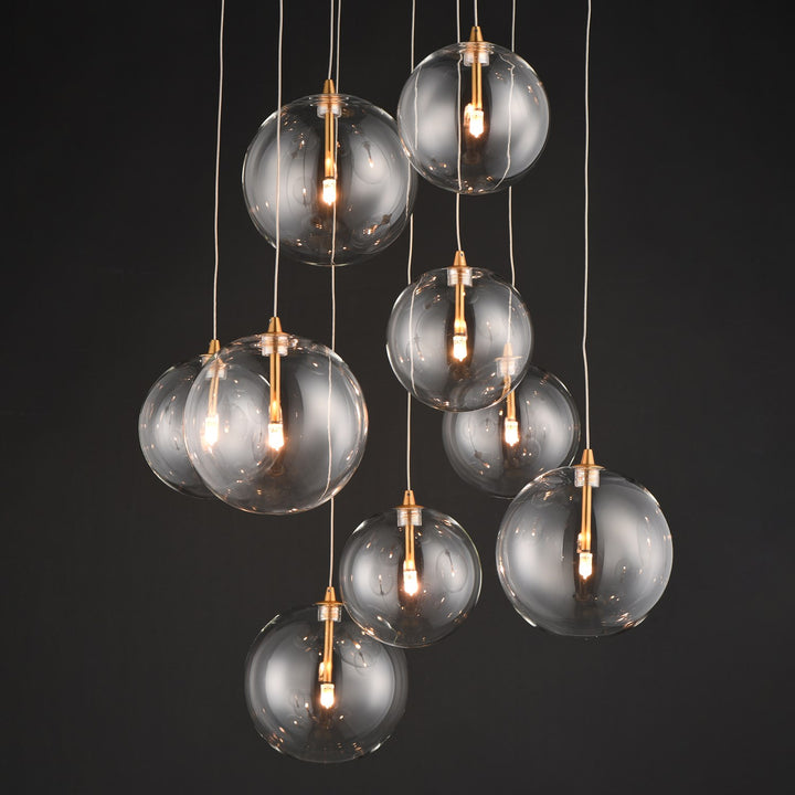 9-Light Led Chandelier