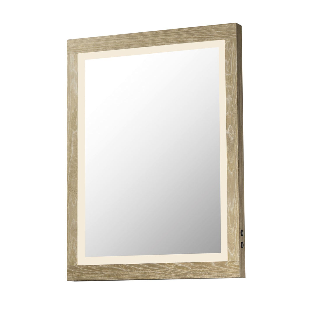 24"X32" Oak Framed Led Mirror by ET2