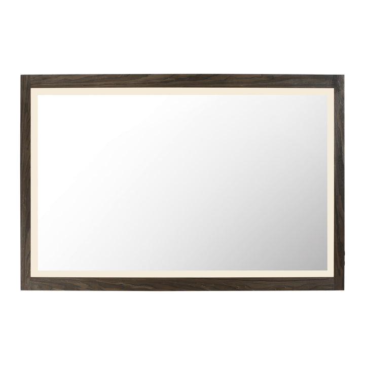 48"X32" Walnut Framed Led Mirror by ET2