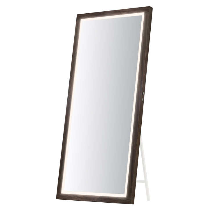 68"X32" Walnut Framed Led Mirror by ET2