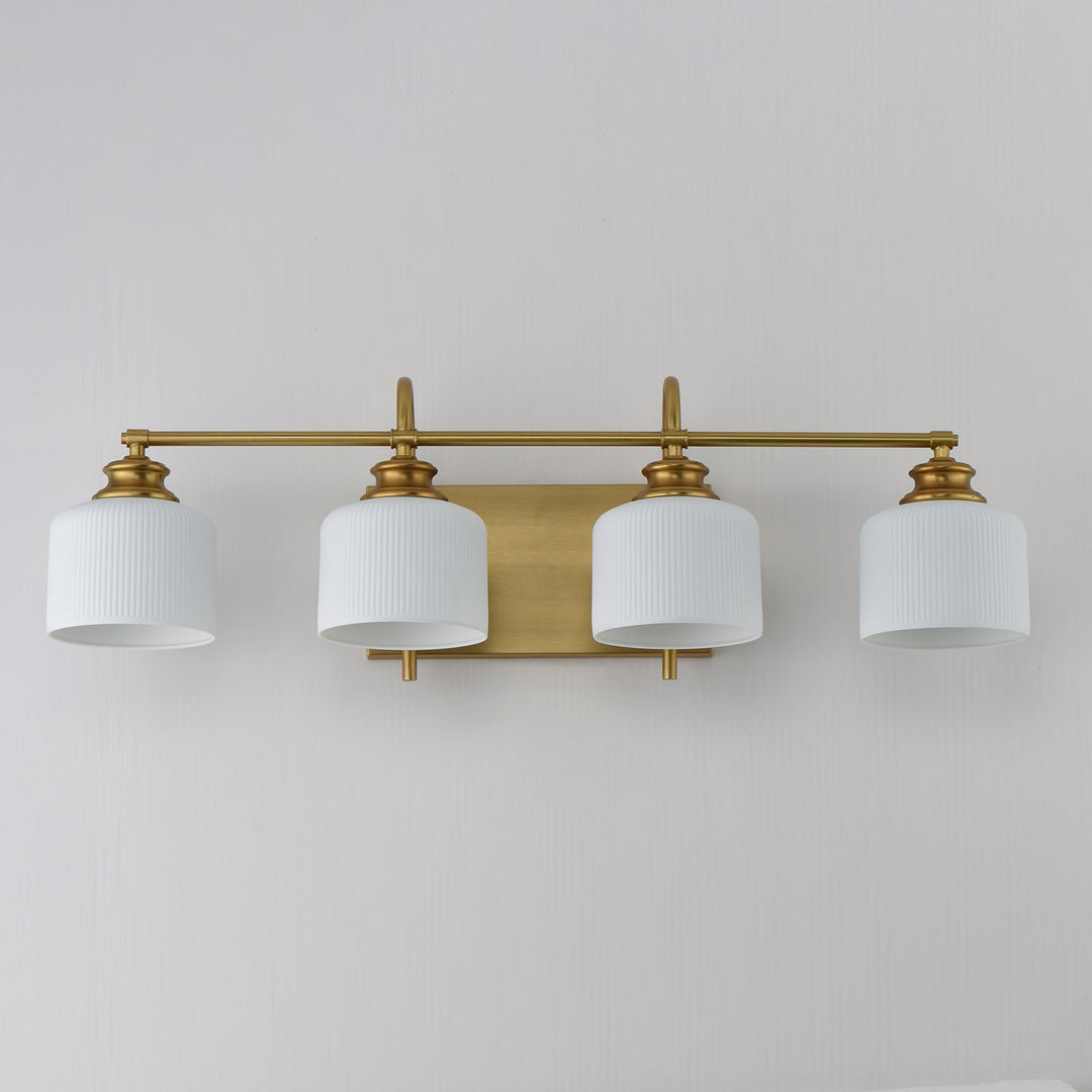 Bisque 4-Light Bath Vanity