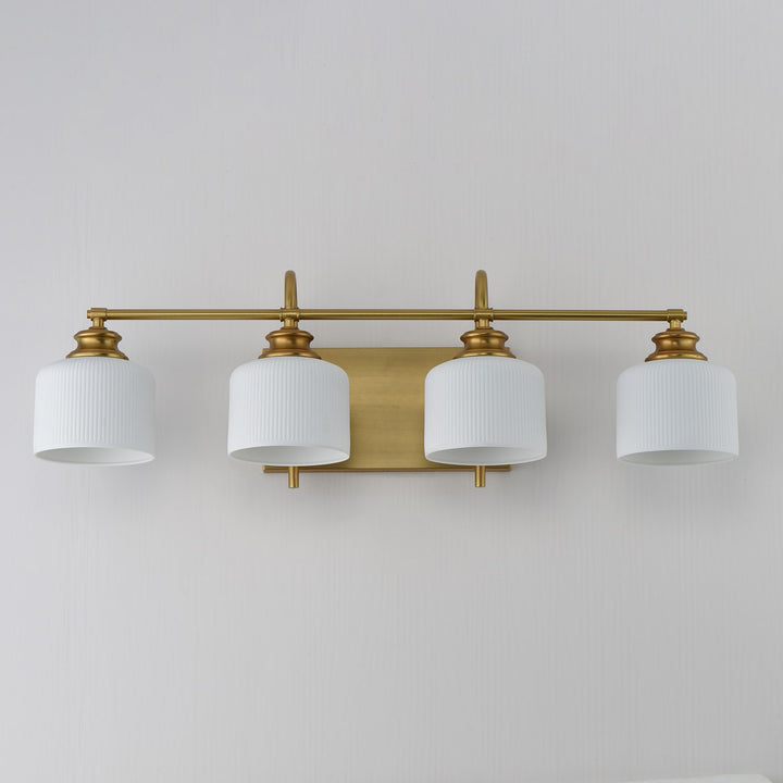Bisque 4-Light Bath Vanity