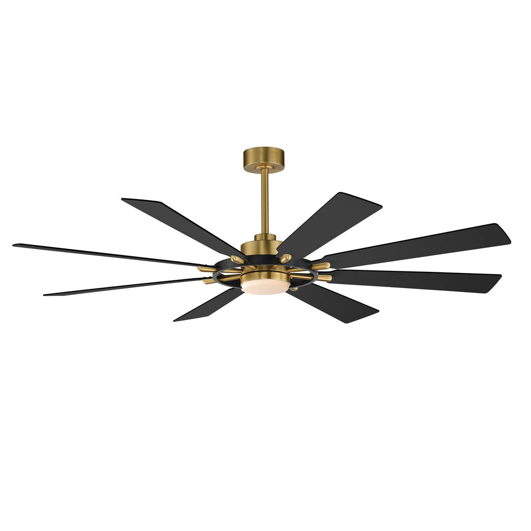 Helm 72" Indoor Fan W Led Light Kit by Maxim