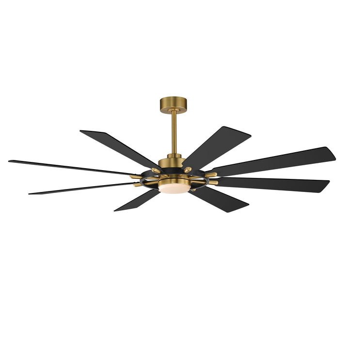 Helm 72" Indoor Fan W Led Light Kit by Maxim