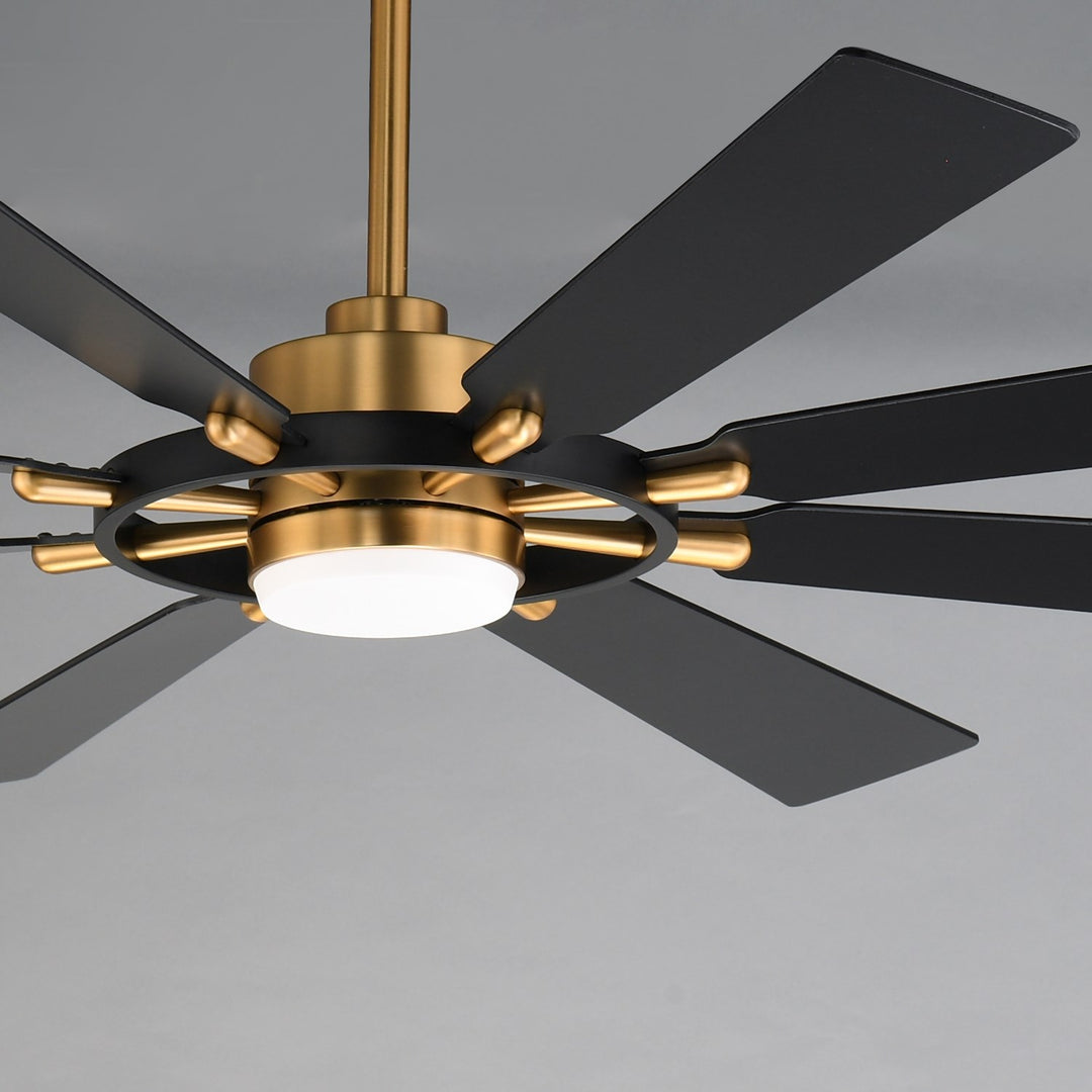 Helm 72" Indoor Fan W Led Light Kit