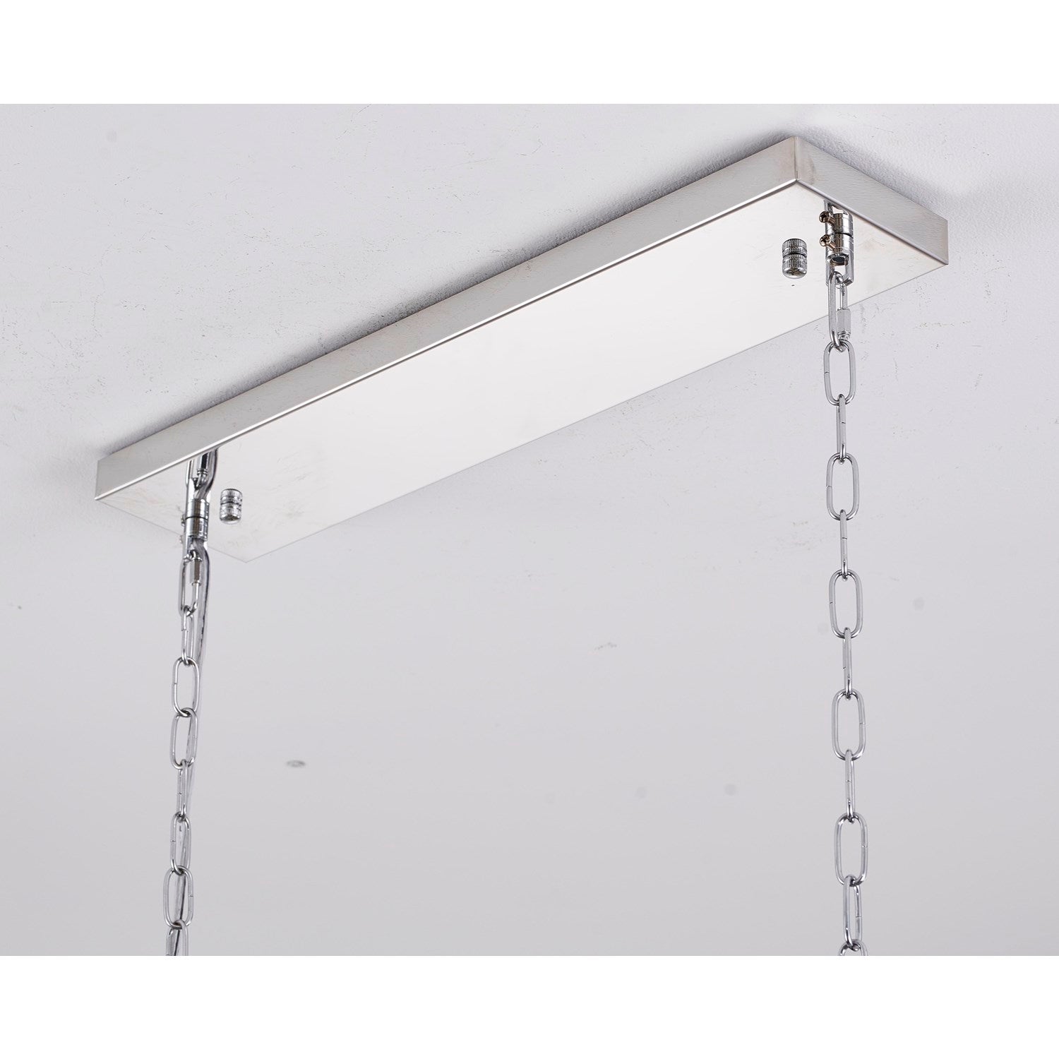12-Light Black And Chrome Chandelier With Clear Hanging Crystals
