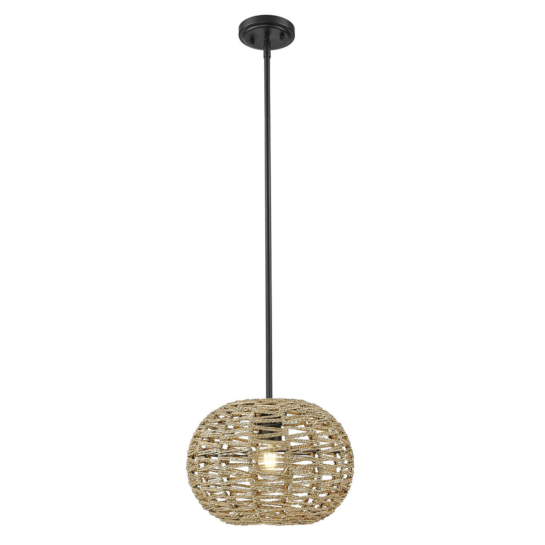 Coastal 15 In. 1-Light Natural Seagrass Pendant