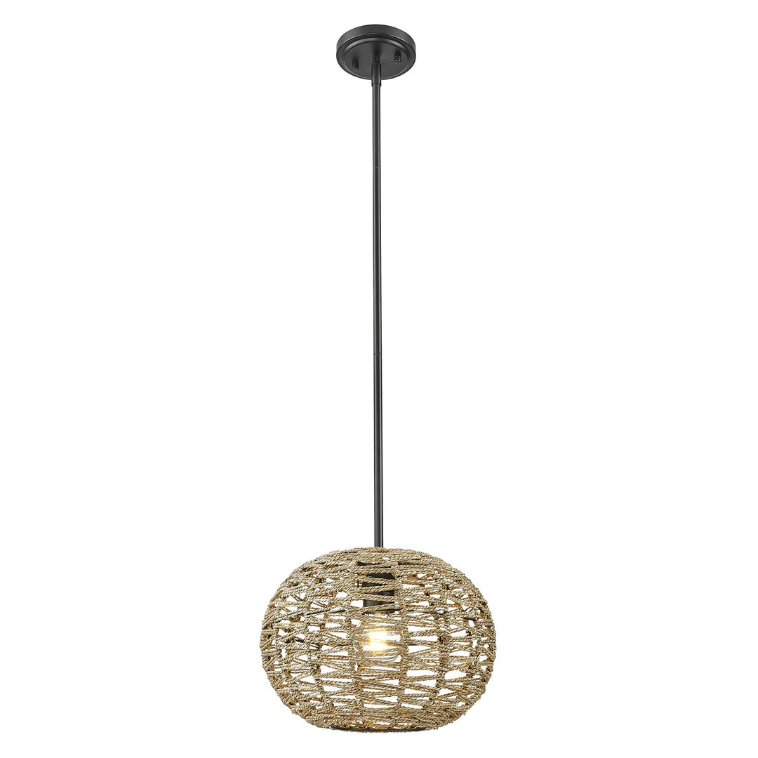 Coastal 15 In. 1-Light Natural Seagrass Pendant