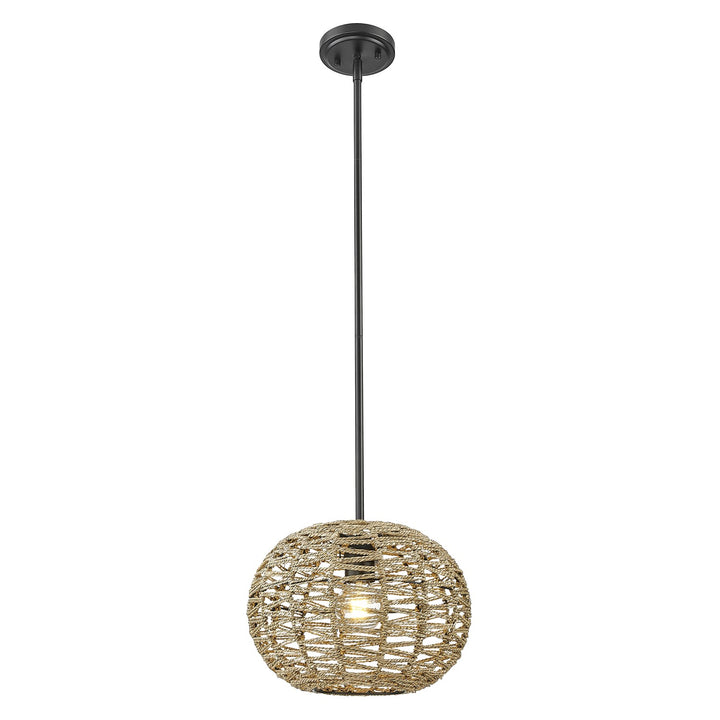 Coastal 15 In. 1-Light Natural Seagrass Pendant