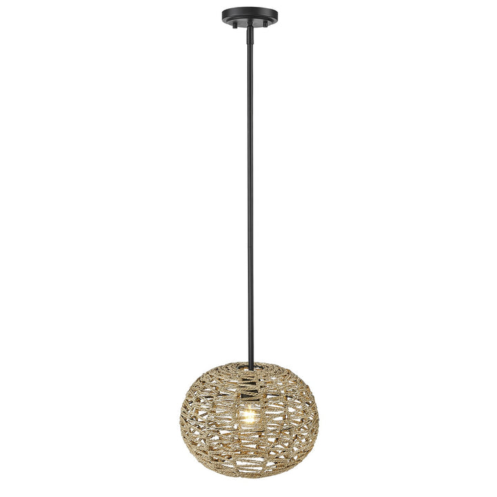 Coastal 15 In. 1-Light Natural Seagrass Pendant
