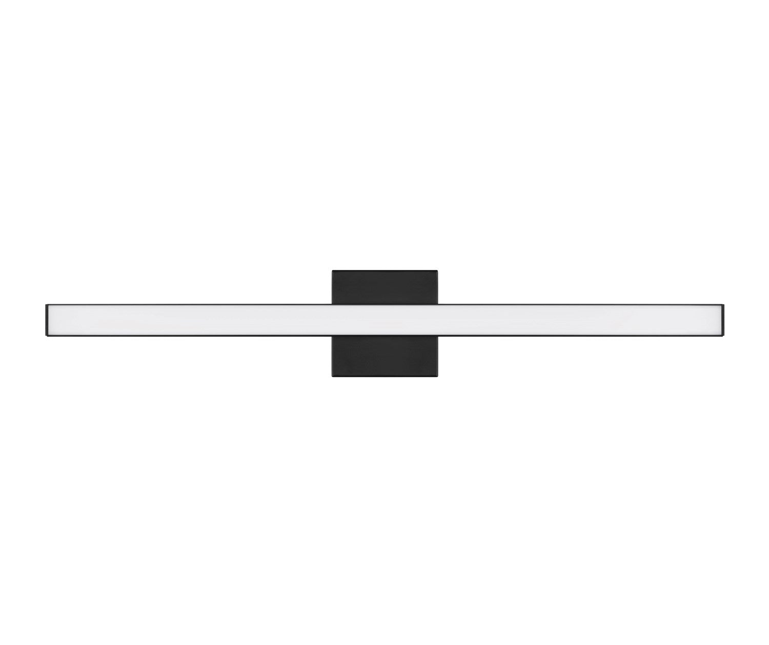 Trim 1 Light 30" Led Vanity In Flat Black by Craftmade