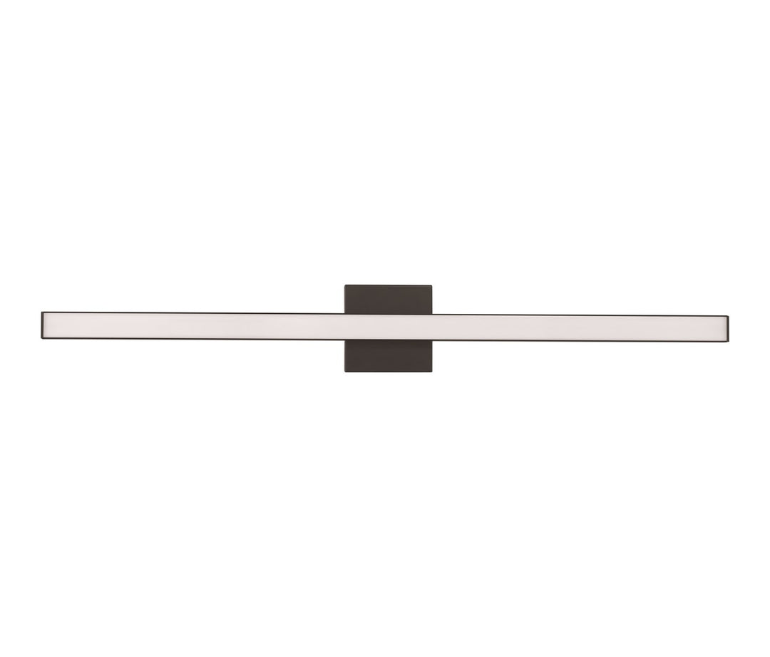 Trim 1 Light 36" Led Vanity In Flat Black by Craftmade