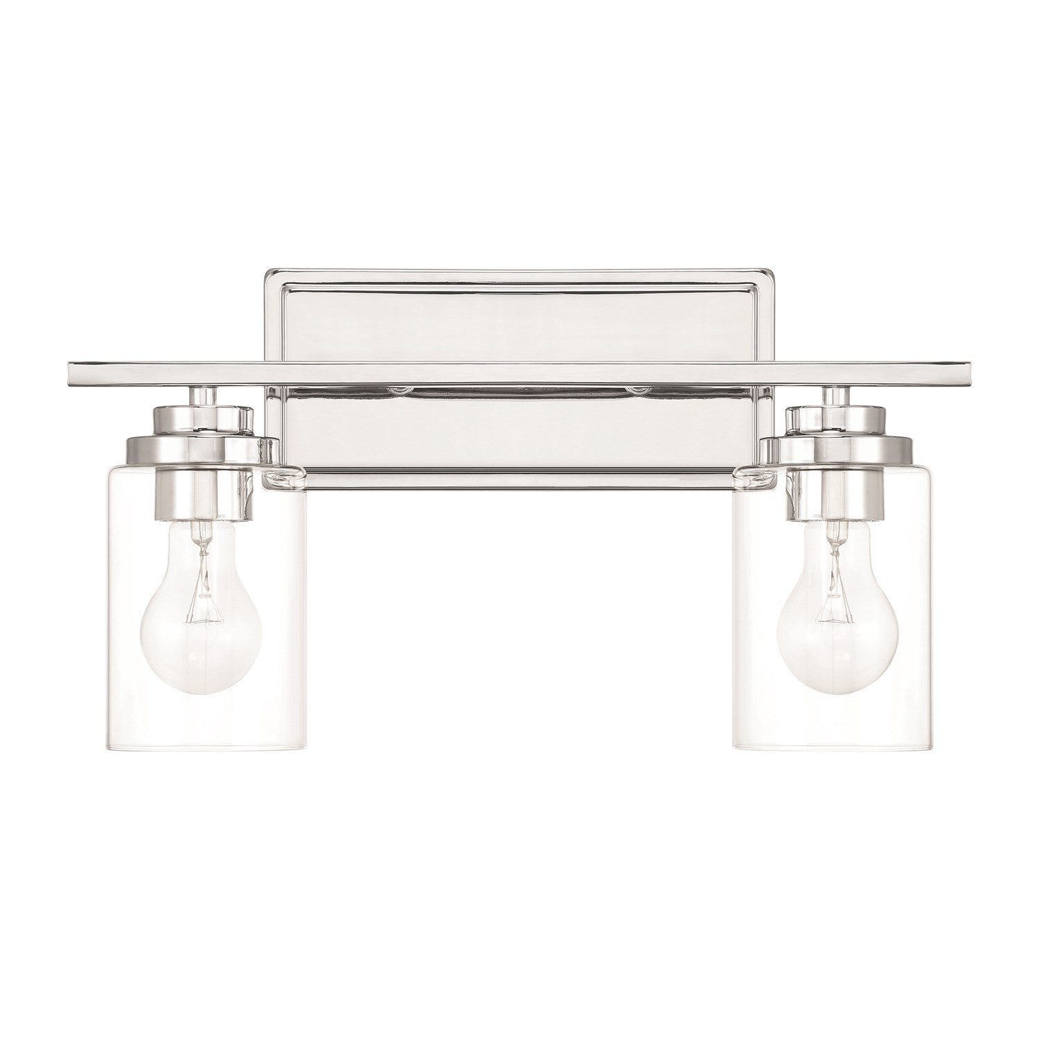 Clark 2 Light Vanity In Chrome by Craftmade