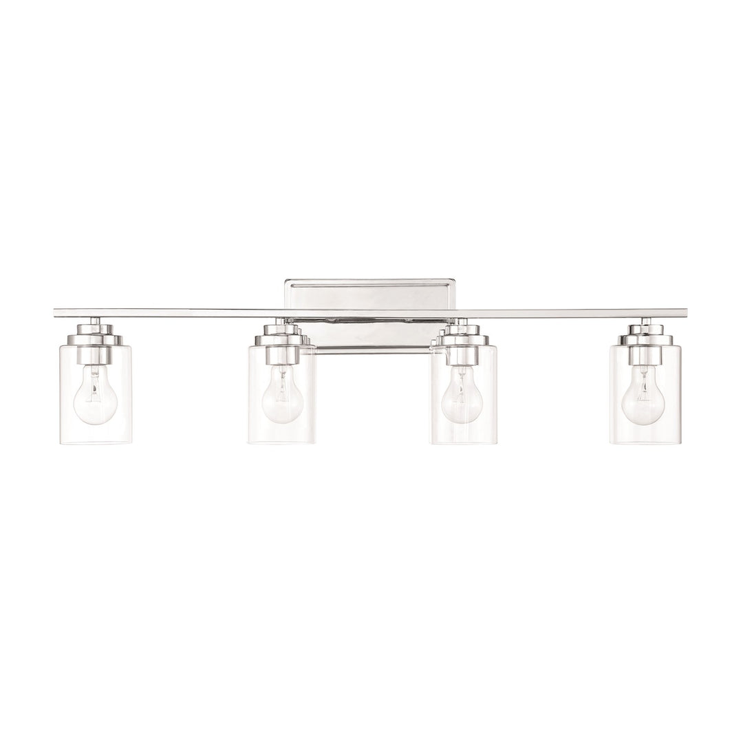 Clark 4 Light Vanity In Chrome by Craftmade
