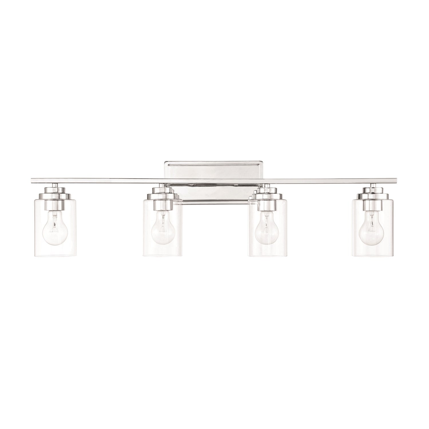 Clark 4 Light Vanity In Chrome by Craftmade