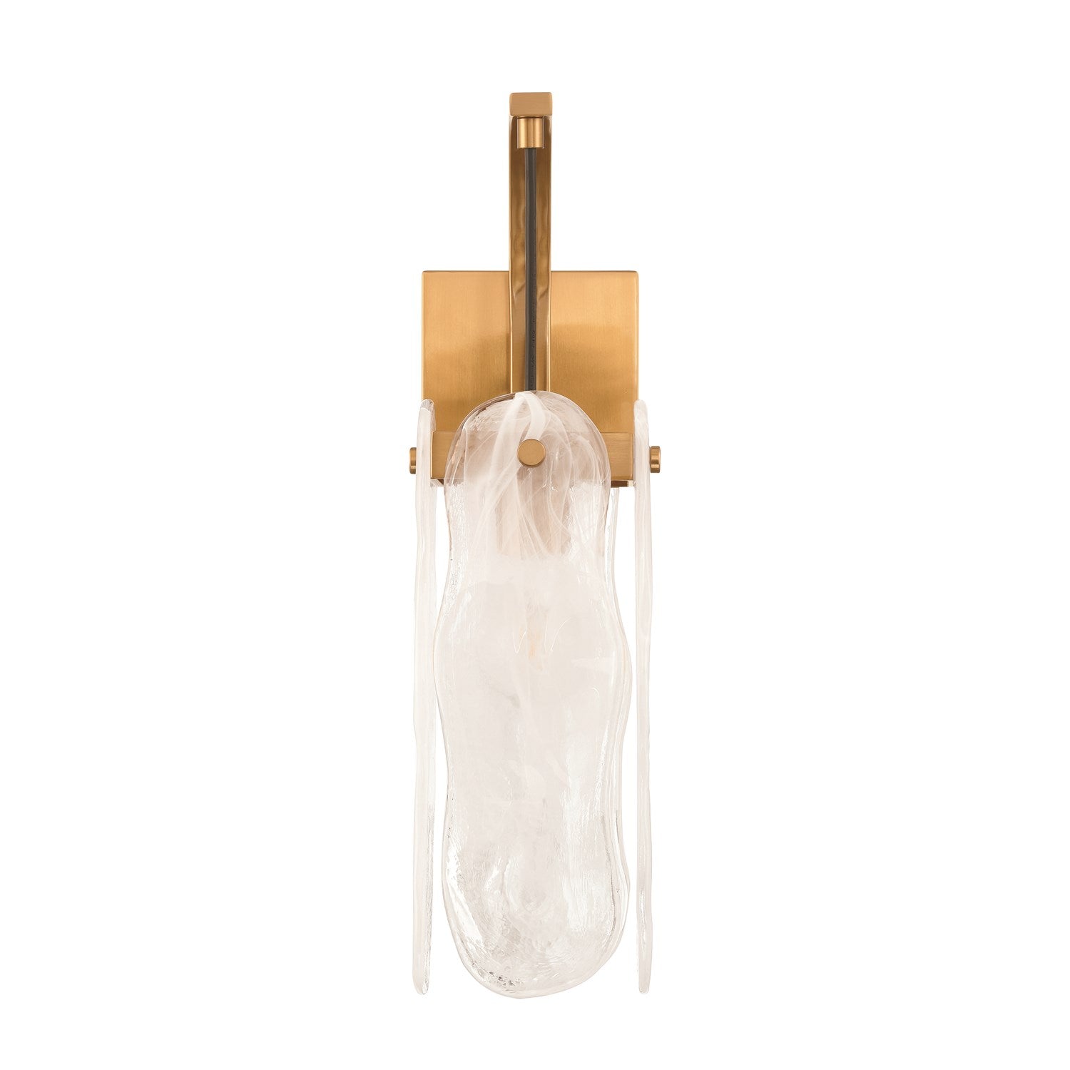 Angela 1 Light Wall Sconce In Satin Brass by Craftmade