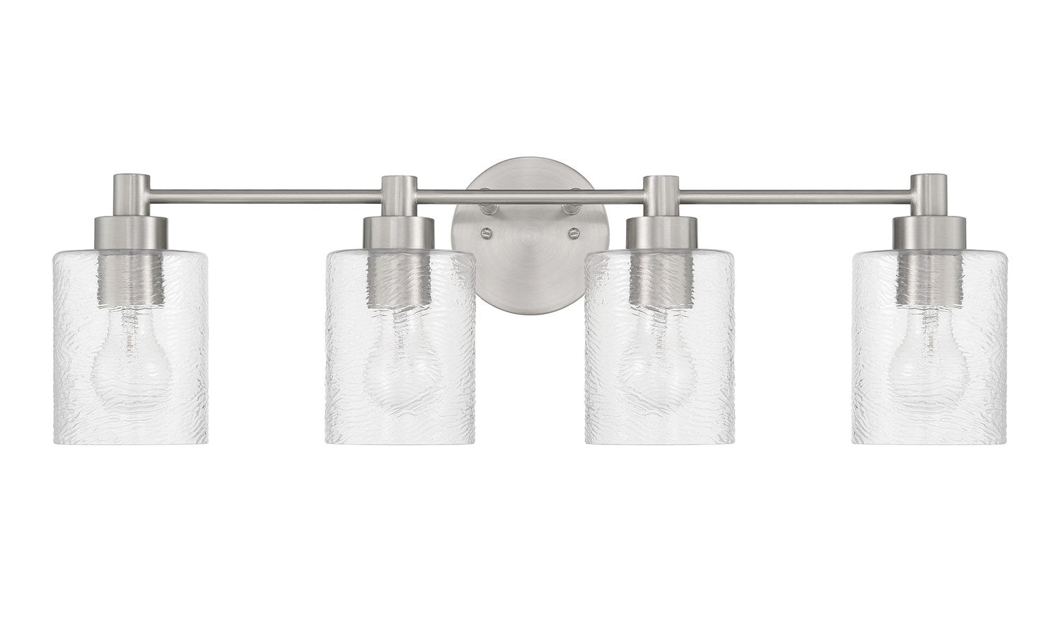 Lyndsey 4 Light Vanity In Brushed Polished Nickel by Craftmade