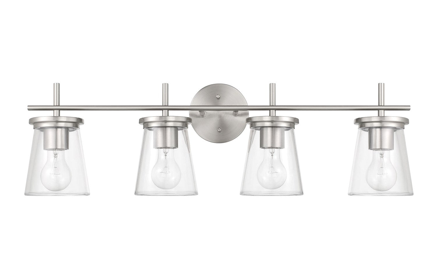 Connell 4 Light Vanity In Brushed Polished Nickel by Craftmade