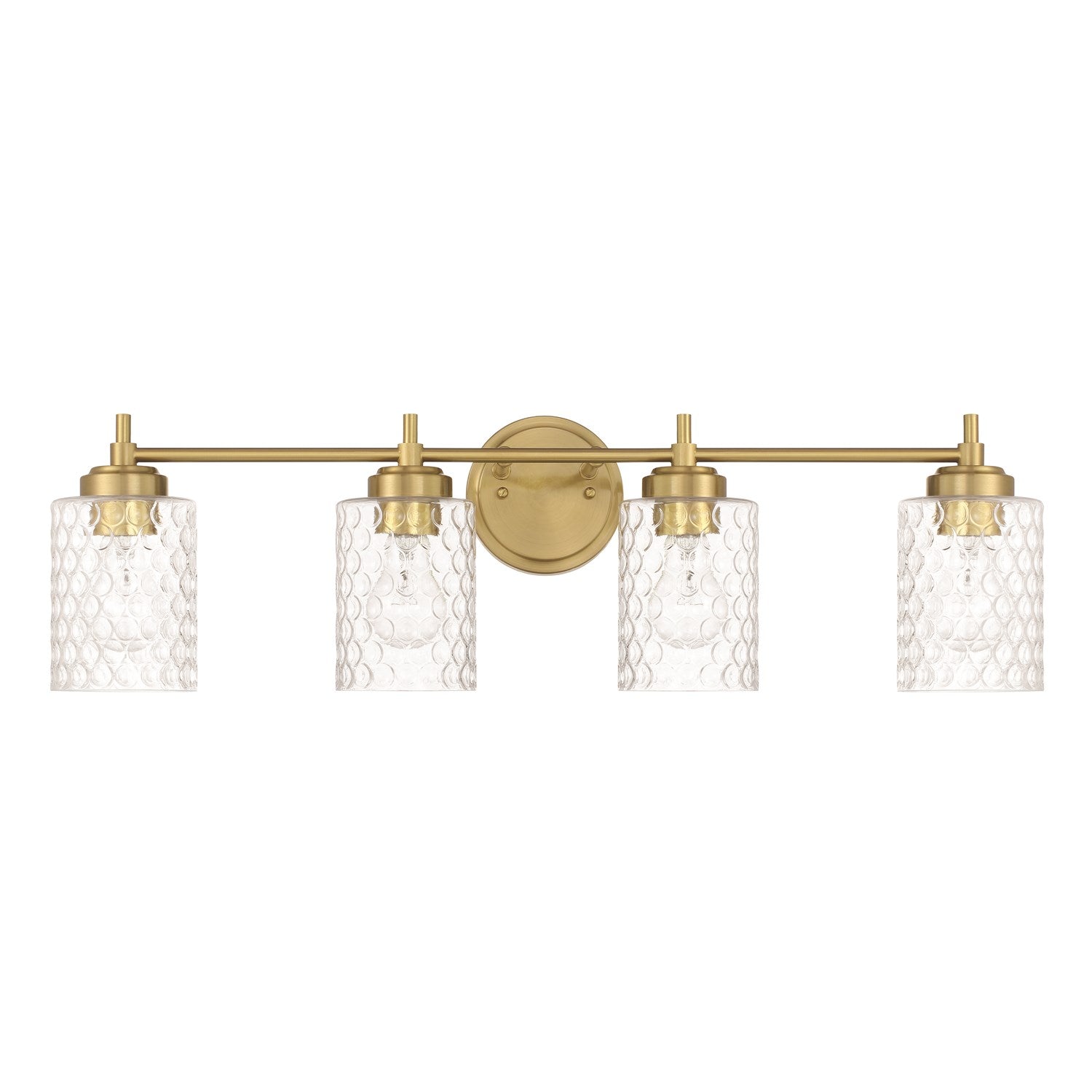 Claire 4 Light Vanity In Satin Brass by Craftmade