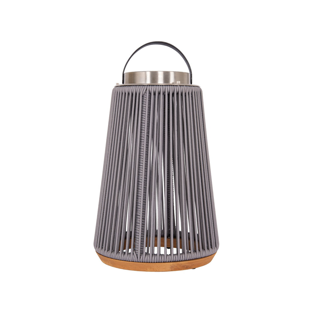 Sea Scape Solar Led Outdoor Rechargeable Table Lamp In Stainless Steel by Craftmade