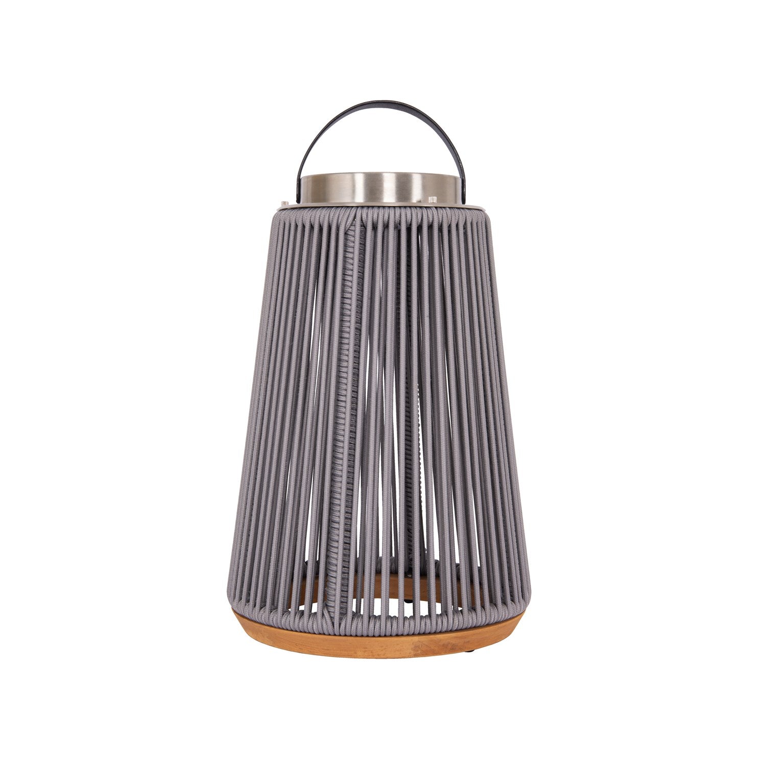 Sea Scape Solar Led Outdoor Rechargeable Table Lamp In Stainless Steel by Craftmade