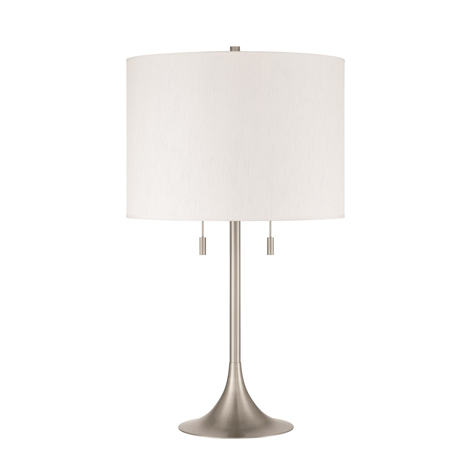 Neely 2 Light Table Lamp In Brushed Polished Nickel by Craftmade