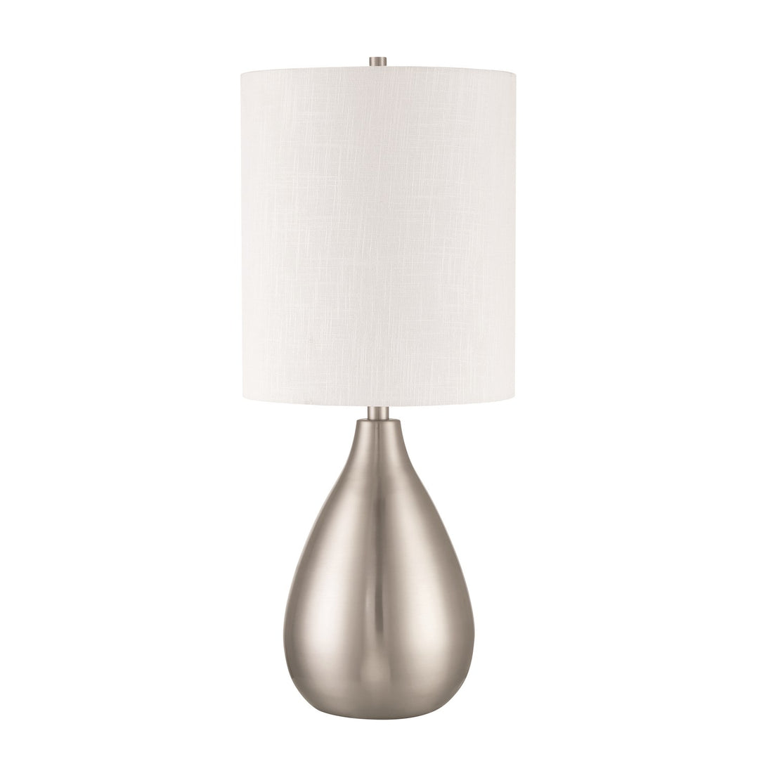 Leri 1 Light Table Lamp In Brushed Polished Nickel by Craftmade