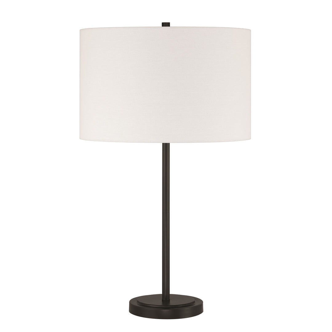 Jones 1 Light Table Lamp In Flat Black by Craftmade