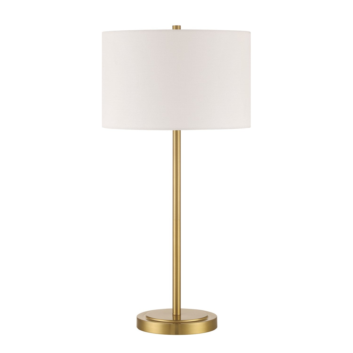 Jones 1 Light Table Lamp In Satin Brass by Craftmade
