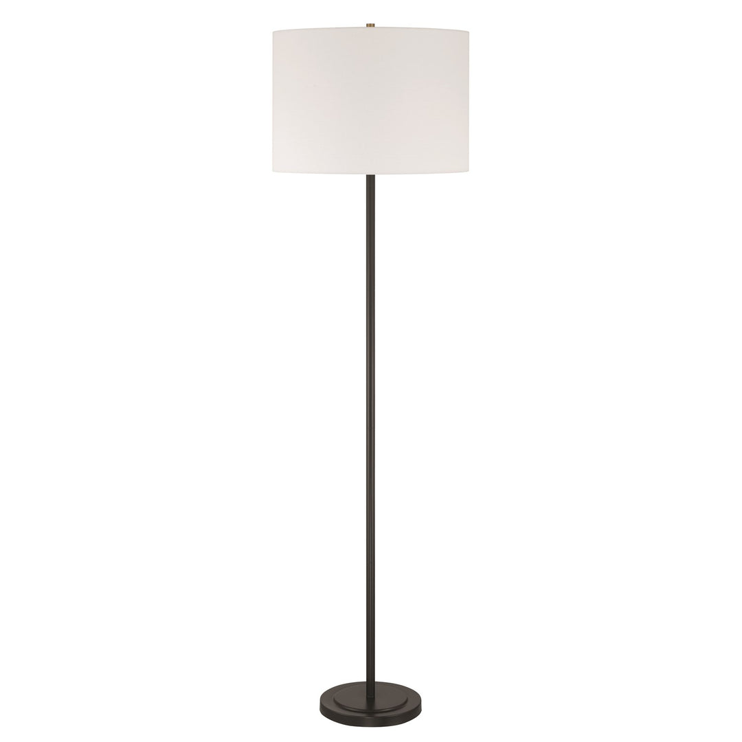Jones 1 Light Floor Lamp In Flat Black by Craftmade