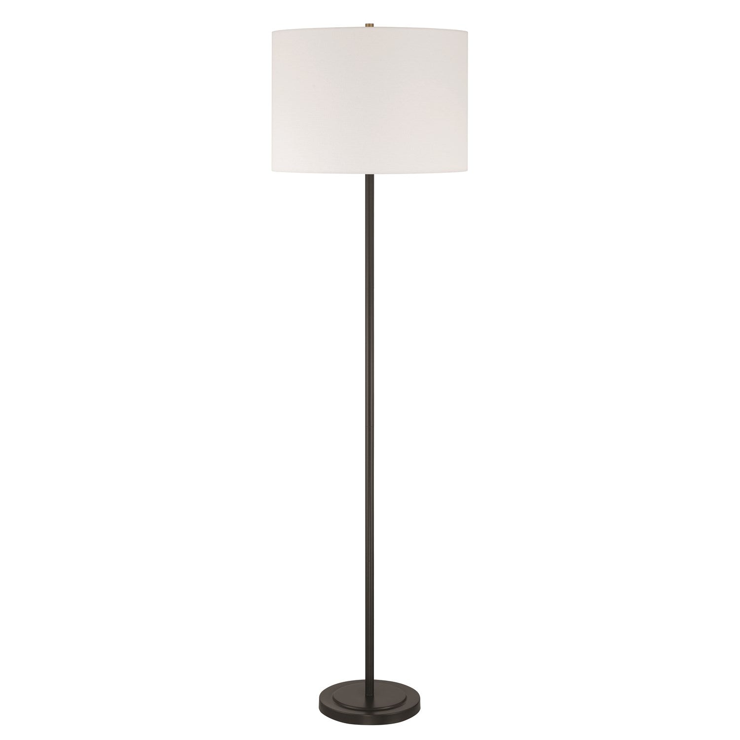 Jones 1 Light Floor Lamp In Flat Black by Craftmade