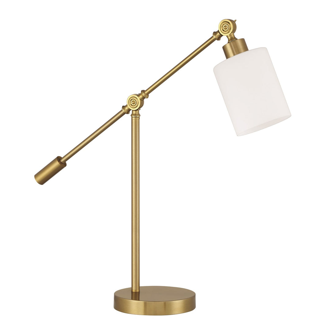 Indiana 1 Light Table Lamp In Satin Brass by Craftmade