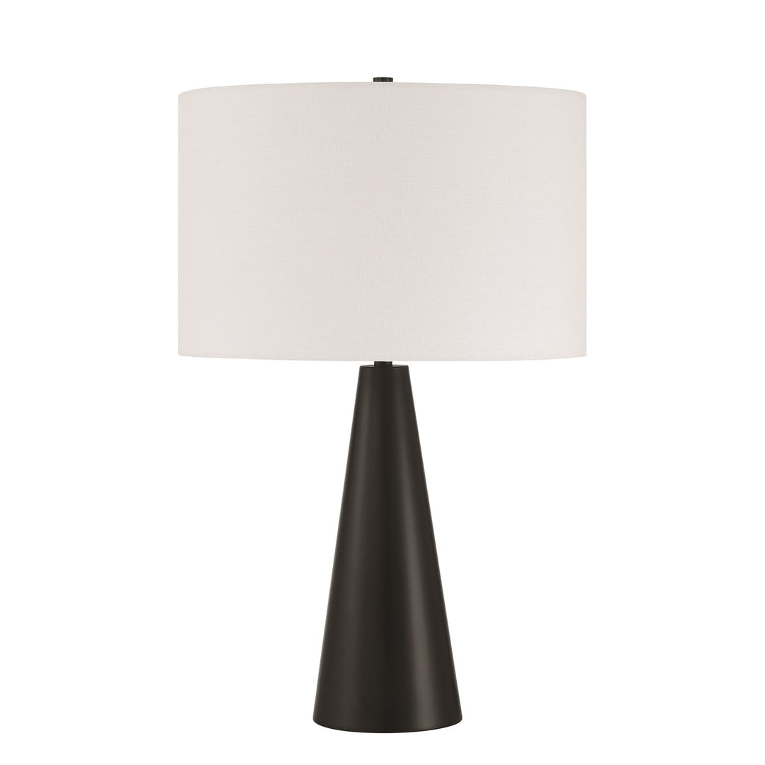 Keefer 1 Light Table Lamp In Flat Black by Craftmade
