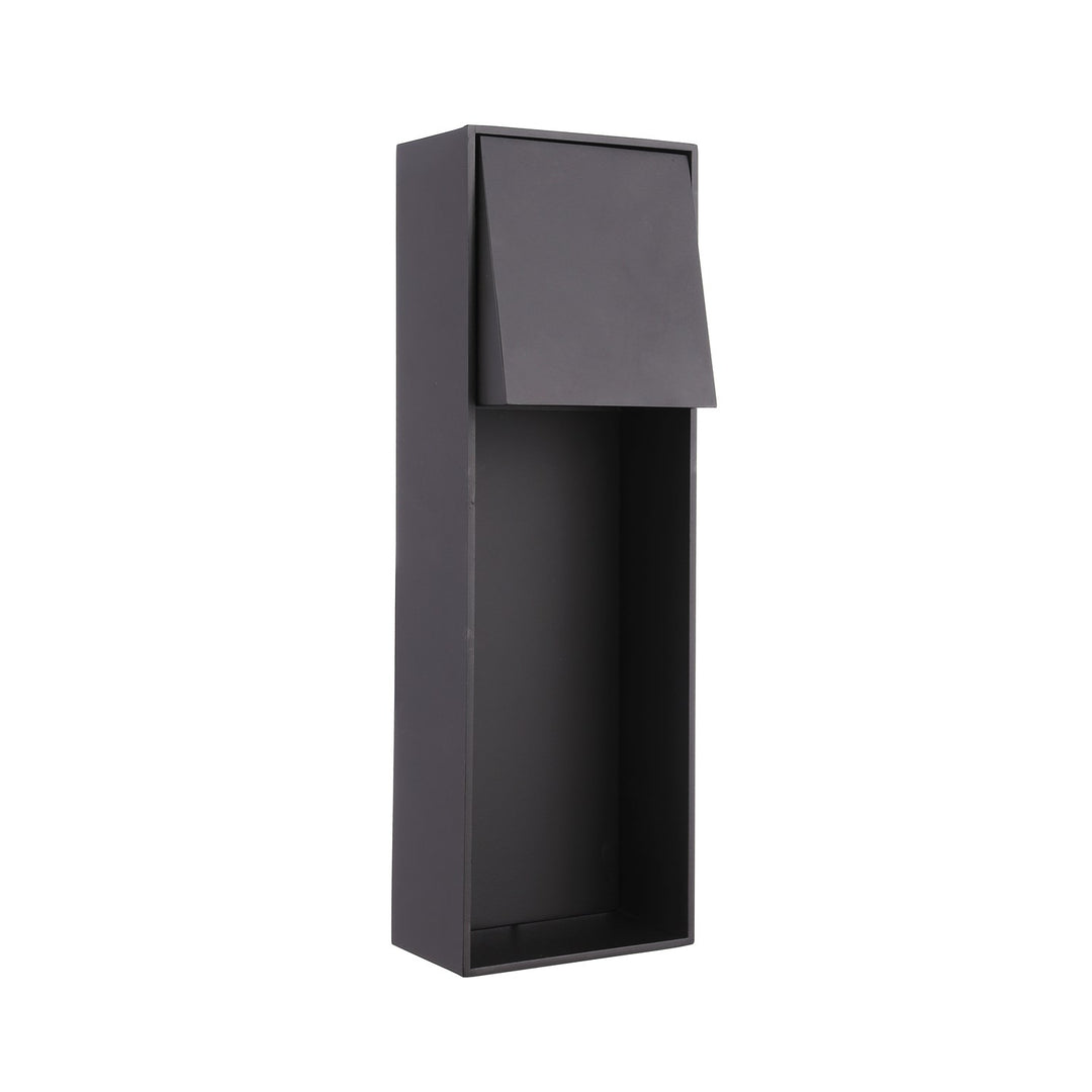 Nook 1 Light 15.88"H Led Outdoor Lantern In Midnight by Craftmade