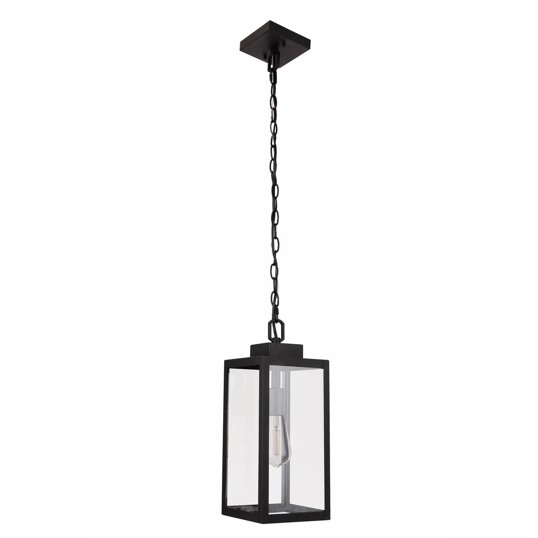 Marin 1 Light Outdoor Pendant In Textured Black by Craftmade